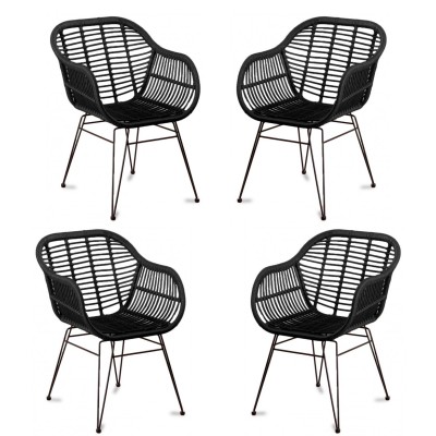 Le Midi Armchair in rattan perfect for outdoor