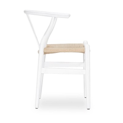 Réplica silla Wishbone CH24 en madera de colores