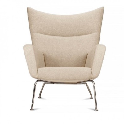 Wing chair replica by designer Hans J. Wegner