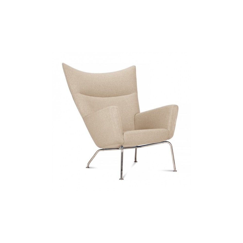 Wing chair replica by designer Hans J. Wegner