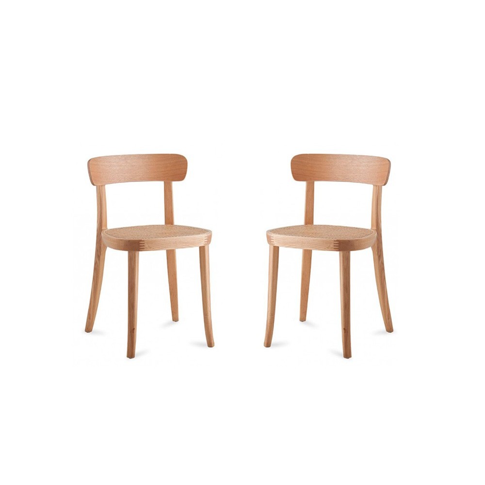 PACK 2 TOURS ASH WOOD CHAIR